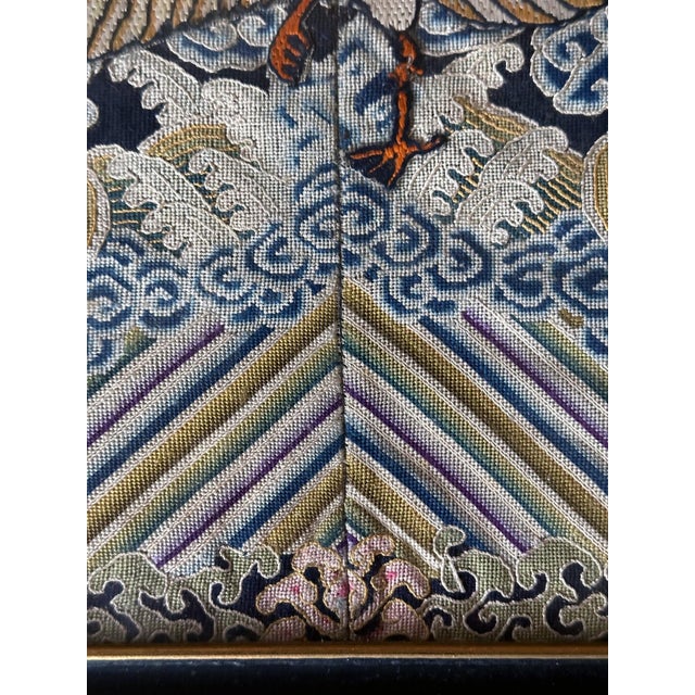 Antique Chinese Kesi Fourth Rank Badges Qing Dynasty For Sale - Image 9 of 12