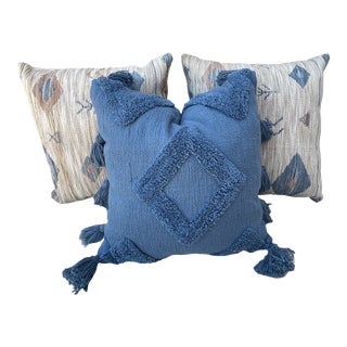 Contemporary Magaschoni Home Southwest/Boho Pillows- Set of 3 For Sale