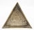 Late 18th Century Pierced Brass Triangular Coaster, Antique For Sale - Image 5 of 7