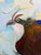 Baby Blue “Dinner Coming” an Osprey Painting by LWren Walraven For Sale - Image 8 of 10