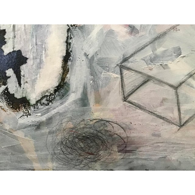 Contemporary “Out of Box” Original Mixed Media Abstract Painting by CL Auker For Sale - Image 3 of 8