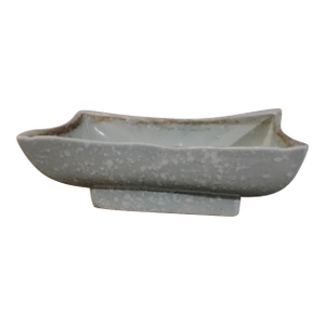 MCM Art Pottery Speckled Green Planter