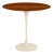 Saarinen Elliptical Tulip Side Table, 1960c – Oiled Walnut Tops & Cast-Iron Base For Sale