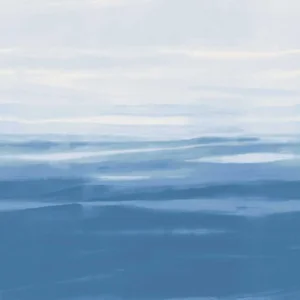 Harlequin Manzara Wallpaper in Wild Water/Exhale - a Sample