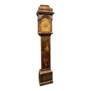 18th Century English Longcase Clock With Brass Face Plate by John Parsons For Sale