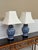 Design Plus Gallery presents a Pair of Blue + White Table Lamps with the Chinoiserie Style. The lamps have incredibly...