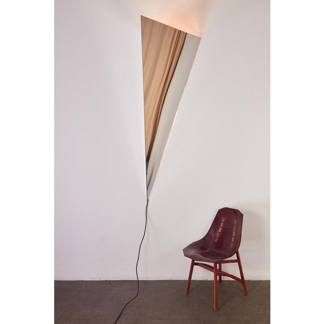 Large Chrome Wall Lamp, 1970s For Sale - Image 14 of 15