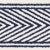 Contemporary Schumacher Nicholson Tape Trim in Navy For Sale - Image 3 of 3