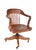 Victorian Early 20th Century Oak Bank of England Jury Style Swivel Desk Chair For Sale - Image 3 of 14