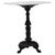 20th Century French Cast Iron Bistro Table With Marble Top Details Small Round For Sale - Image 10 of 18