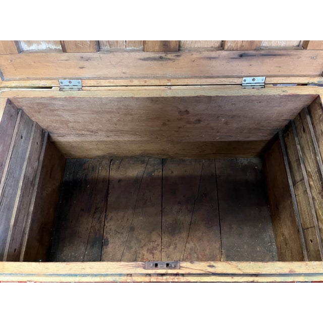 Mid 19th Century Antique English Pine Tool Chest For Sale - Image 9 of 10
