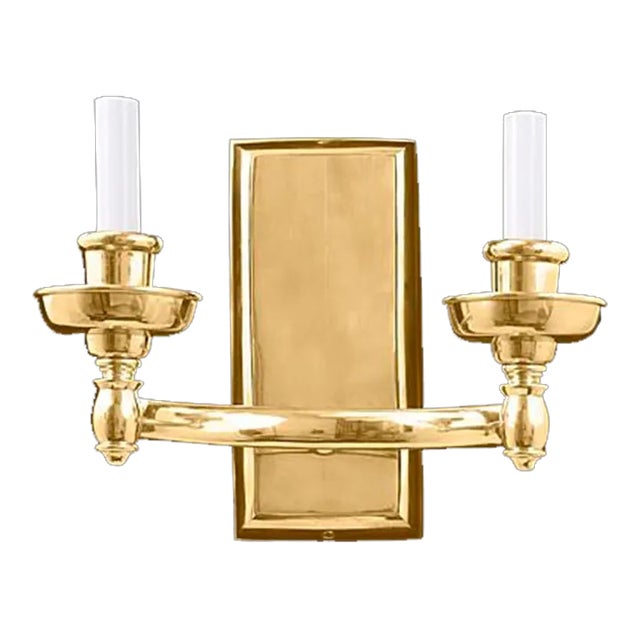 Storia Sconce in Gold Finish For Sale