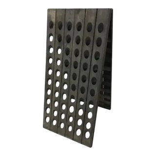 1960s French Country Riddling Rack Champagne & Wine Rack For Sale