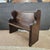Victorian Antique Oak English Church Pew Bench With Low Carved Arms For Sale - Image 3 of 13