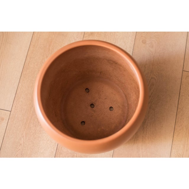 Ceramic Mid Century Modern California Terra Cotta Planter Pot by Gainey Ceramics For Sale - Image 7 of 10