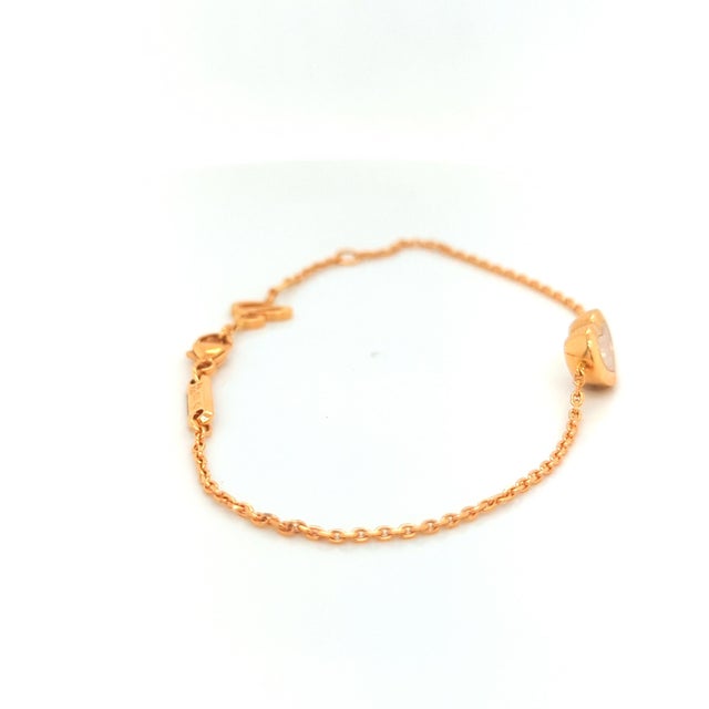 Authentic Chopard Happy Diamonds Icons 18k Rose Gold Heart Bracelet Elevate your jewelry collection with this exquisite...
