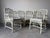 A beautiful set of six authentic McGuire dining chairs featuring the iconic bamboo frames with hand leather-wrapped...