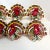 Metal Vintage Boho Chic Americana Arts & Crafts Enameled Tole Turkey Napkin Ring - Set of 8, Thanksgiving For Sale - Image 7 of 11