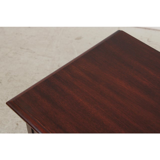 Pair of Henkel Harris Mahogany Nightstands For Sale - Image 9 of 14