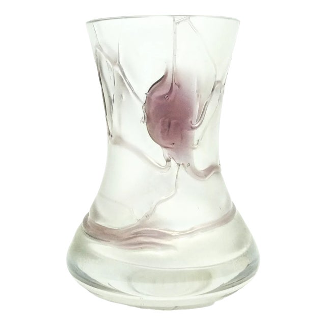 Art Nouveau Vase from Poschinger, Germany, 1950s For Sale