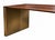 Mid-Century Modern Rosewood and Solid Bronze Architectural Bench, 1970’s For Sale - Image 3 of 9