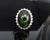 Title: Massive 26.18ct Green Tourmaline 1.83ct Diamond 18K White Gold Ring Size 4.75 Age/Markings: Estate, weights marked...