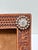1980s Southwestern Tooled Leather Picture Frame With Concho Accents, Holds 5x7 Photo For Sale - Image 10 of 12