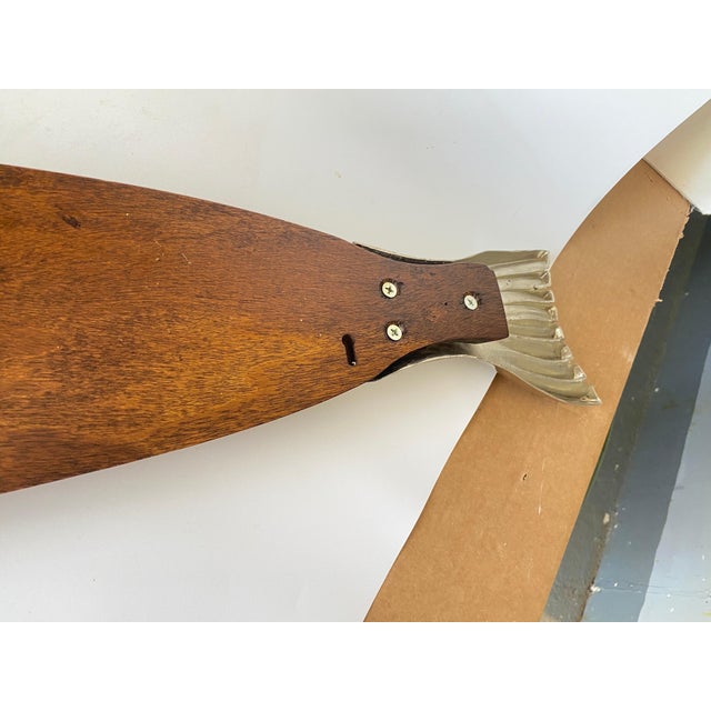 20th Century French Brown Wooden Cutting Board For Sale - Image 6 of 15