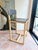 American BDDW Square Guest Counter Stool in Natural Maple With Dark Mulled Leather For Sale - Image 3 of 5