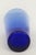 Late 20th Century Anchor Hocking Refreshers Cobalt Tapered Tumbler Blue Glass Beverage Cup For Sale In Miami - Image 6 of 7