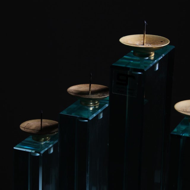 Sculptural Candleholder by Luigi Massoni for Gallotti & Radice, Italy, 1980s For Sale - Image 6 of 7