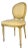 Late 20th Century Louis XVI Style Yellow Upholstered Side Chair For Sale
