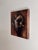 Echoes of Life by Terra Novak | Oil on wood Skull with birds on a wooden background For Sale - Image 4 of 5