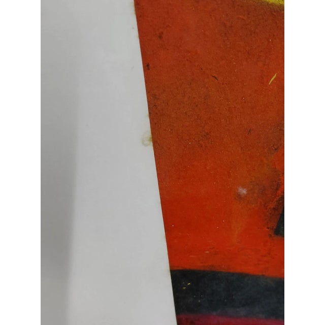 Framed Signed James Akston Mixed Media Painting For Sale - Image 10 of 11