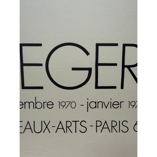 Black Fernand Léger (1881–1955), Dessins, 1970, Exhibition Poster, Printed in France For Sale - Image 8 of 13