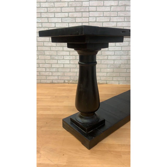 Early 21st Century Salvaged Ebony Console Table by Restoration Hardware For Sale - Image 5 of 10