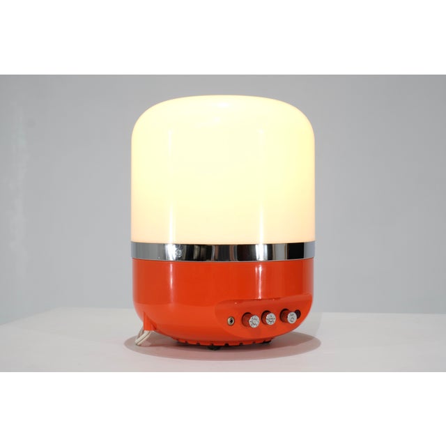 Radio-Lamp by Adriano Rampoldi for Europhon, Italy, 1970s For Sale - Image 3 of 13
