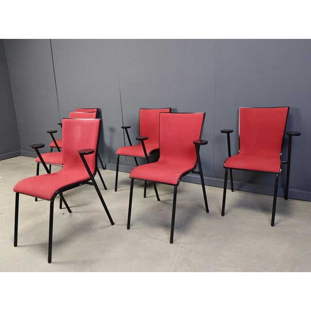 Vintage Occhio Chairs by Roel Vandebeek for Drisag, 2000s, Set of 6 For Sale - Image 9 of 17