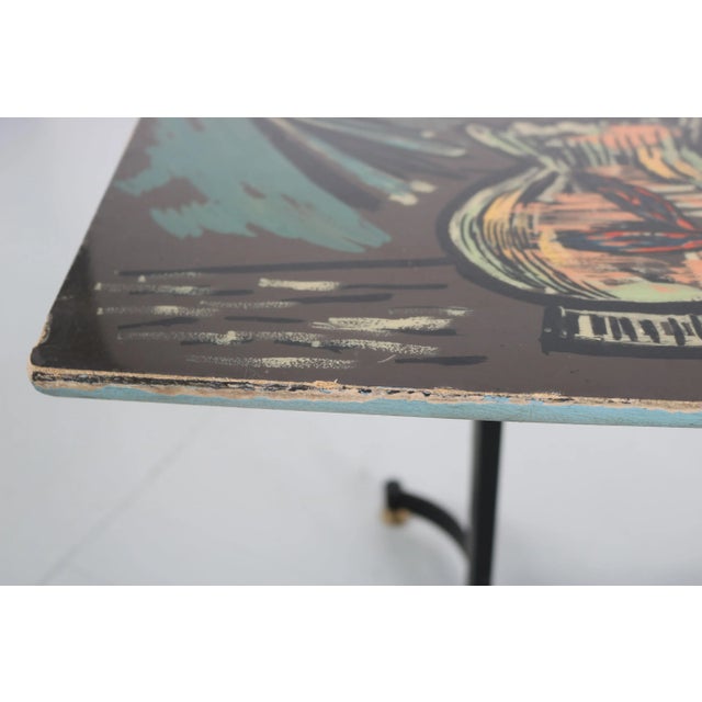 1950s Vintage Side Table, 1950s For Sale - Image 5 of 18