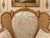 Wood 1960 French Artisan Louis XVI Gold Beech Damask Settee For Sale - Image 7 of 13