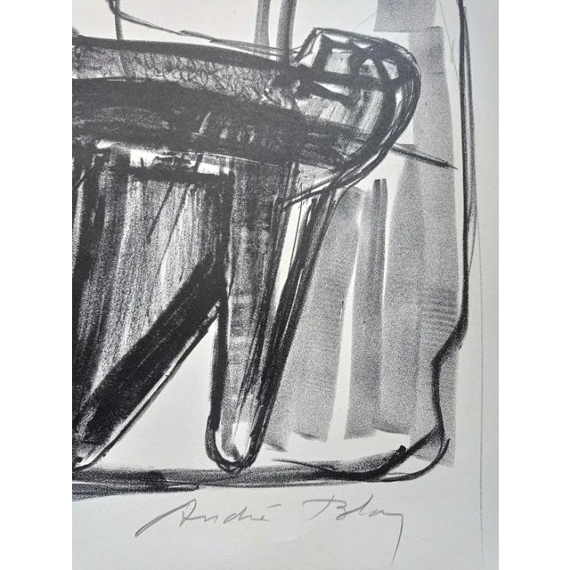 Andre Bloc, Large Abstract Composition, 1970s, Lithograph on Arches Paper For Sale - Image 3 of 5