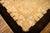 1920s Soft Yellow Field Antique Floral Minimalist Knotted Wool Chinese Peking Rug For Sale In New York - Image 6 of 9