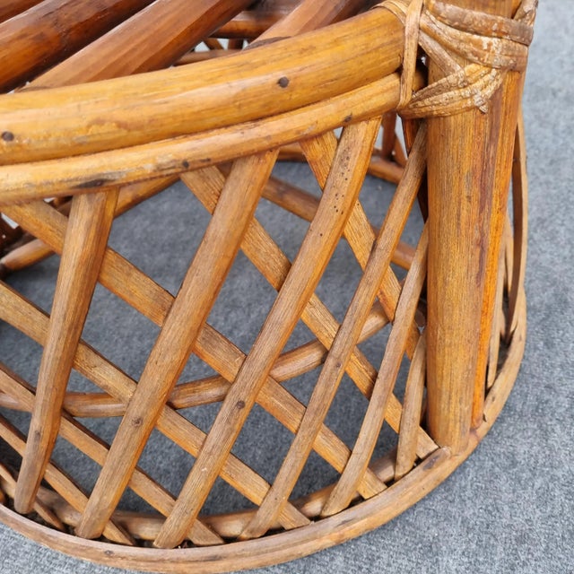 Italian Barn Bamboo Chair, 1950s For Sale - Image 14 of 16