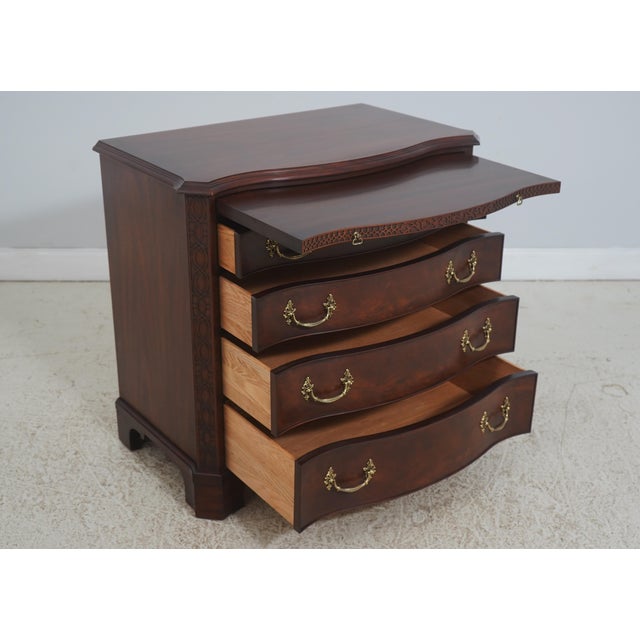 Chippendale Henkel Harris Chippendale Mahogany Bachelor Chest For Sale - Image 3 of 17