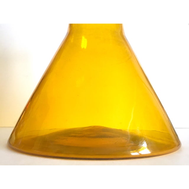 Rare Vintage 1957 Mid Century Modern Wayne Husted Blenko Gold