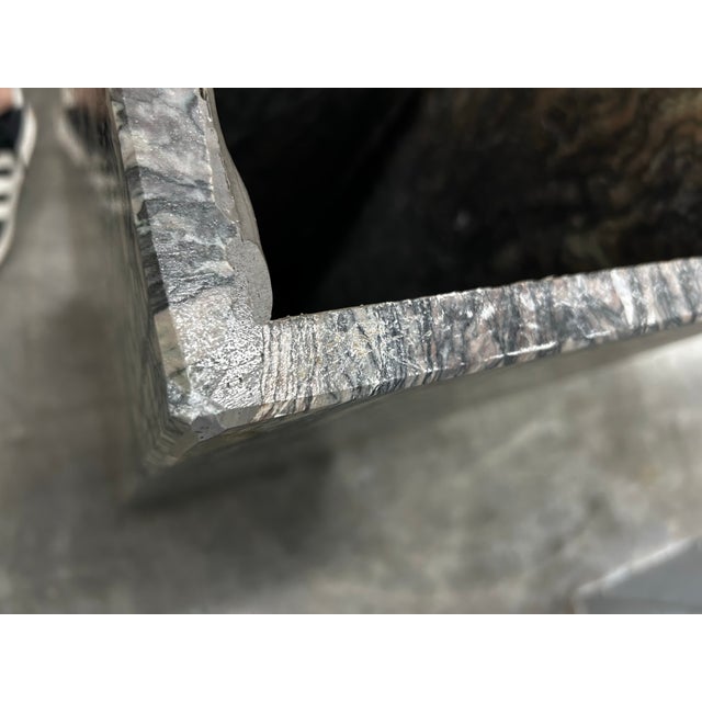Vintage Marble Side Table For Sale - Image 4 of 12
