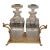 Vintage Ornate 2 Decanter Tantalus - Mid-20th Century For Sale