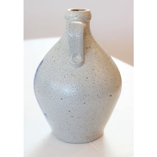 Late 20th Century Vintage Rowe Salt Glazed Stoneware Pottery Jug For Sale - Image 5 of 7