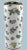 Japanese Vintage 12" Hand-Painted Porcelain Cylinder Vase For Sale - Image 3 of 8