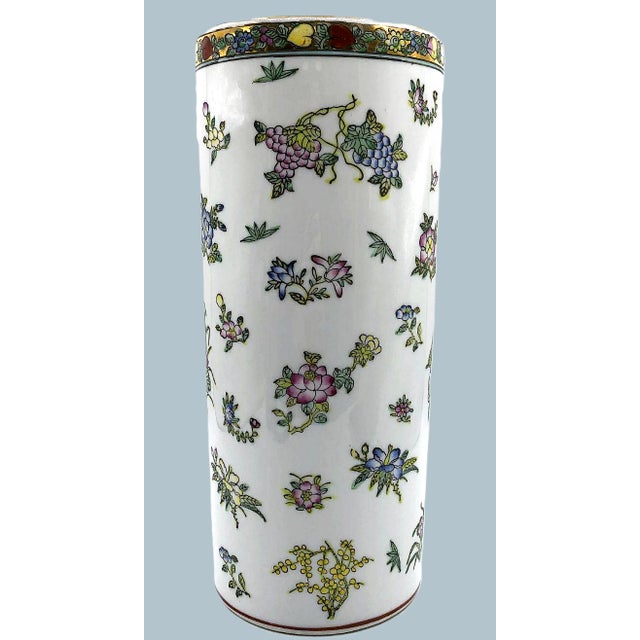 Japanese Vintage Umbrella Vase For Sale - Image 3 of 8